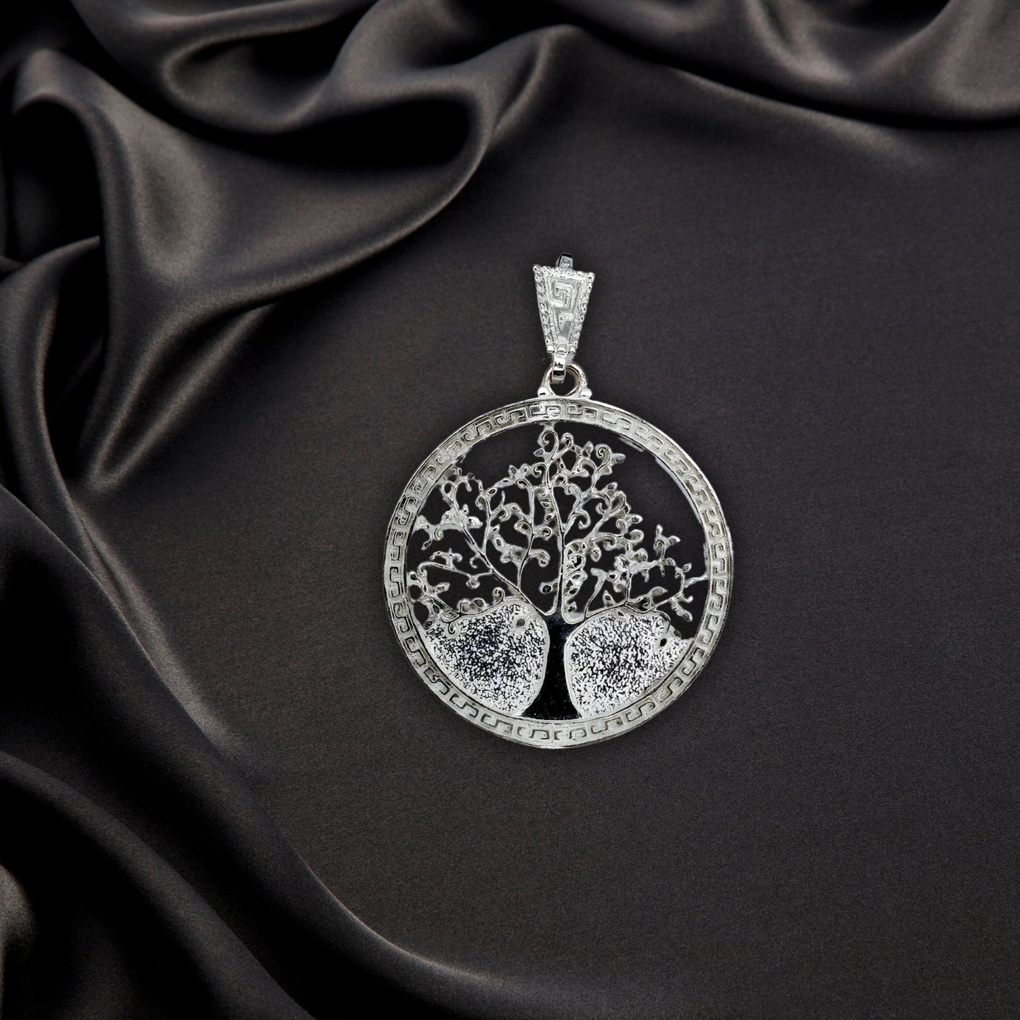 Silver Pendant Arbol Vida "Tree of Life"  - (Custom Inscription)