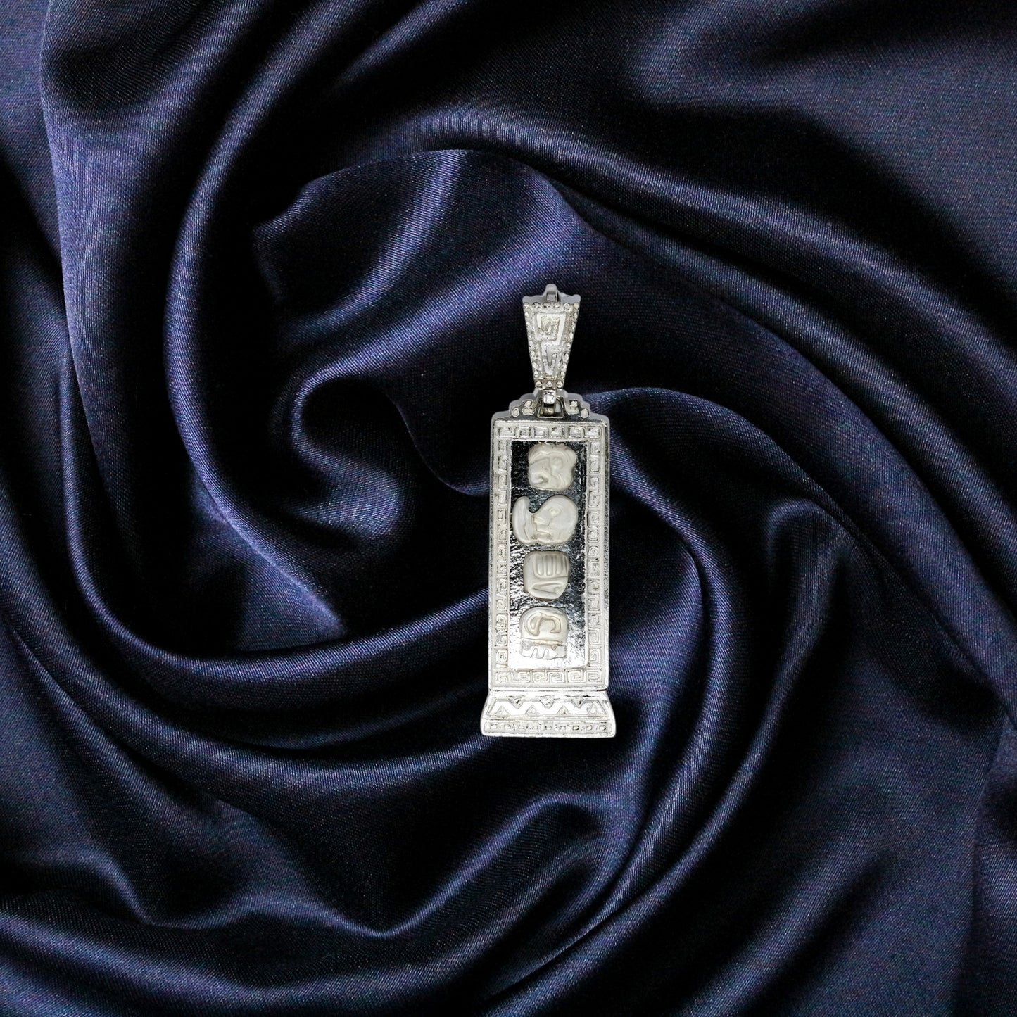 Silver Talisman - (4 Letter Custom Inscription)