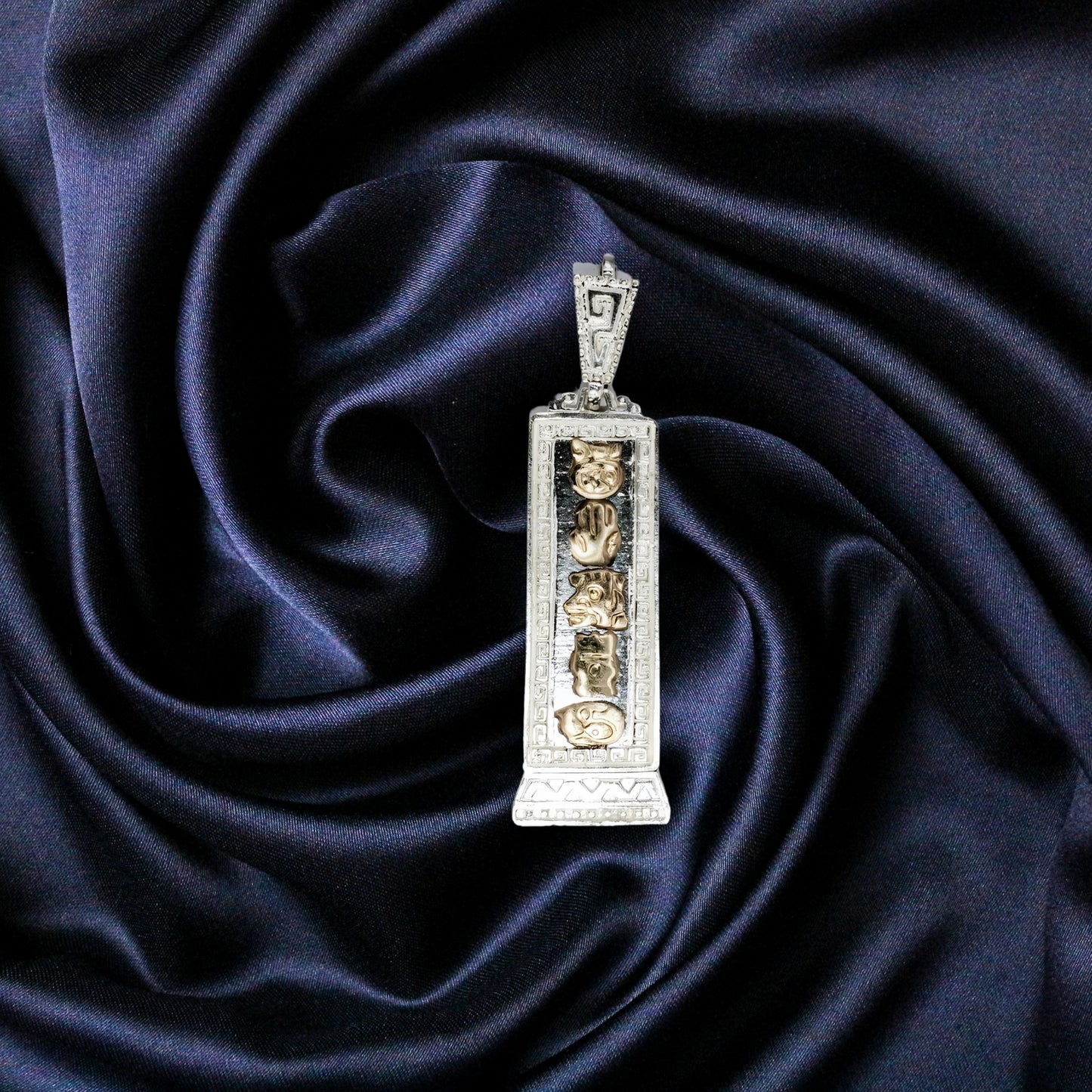 Silver Talisman - (5 Letter Custom Inscription)